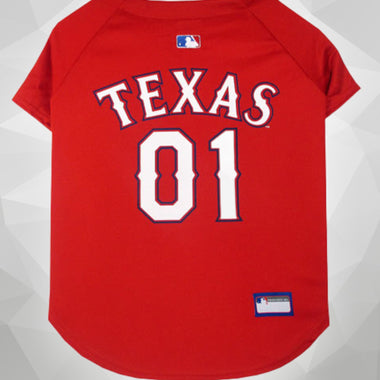 Texas Rangers MLB Dog Jersey