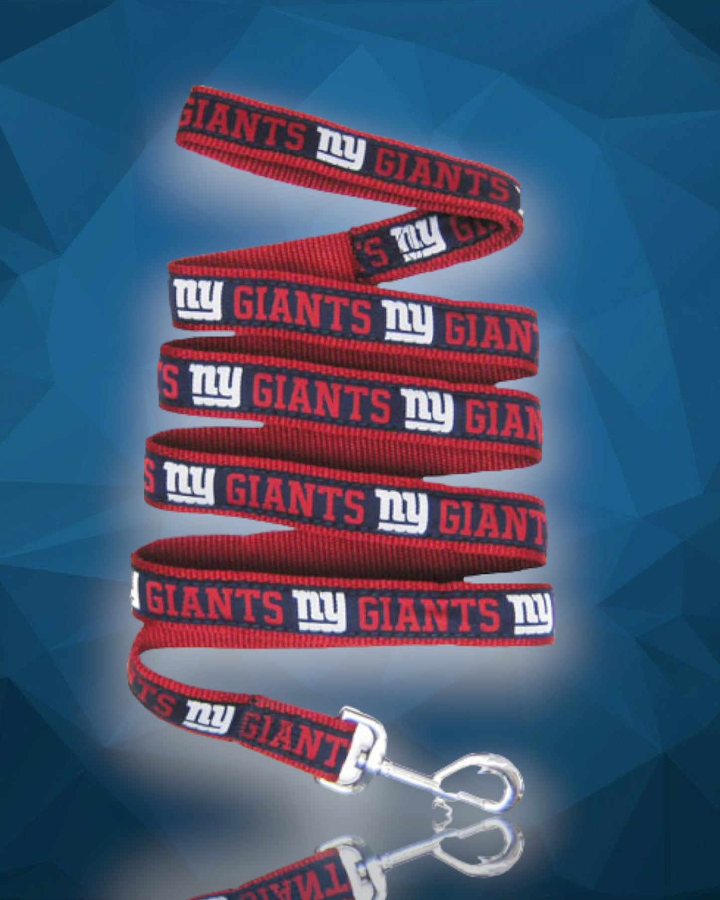 New York Giants Woven Dog Leash