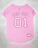 Pink Boston Red Sox MLB Dog Jersey