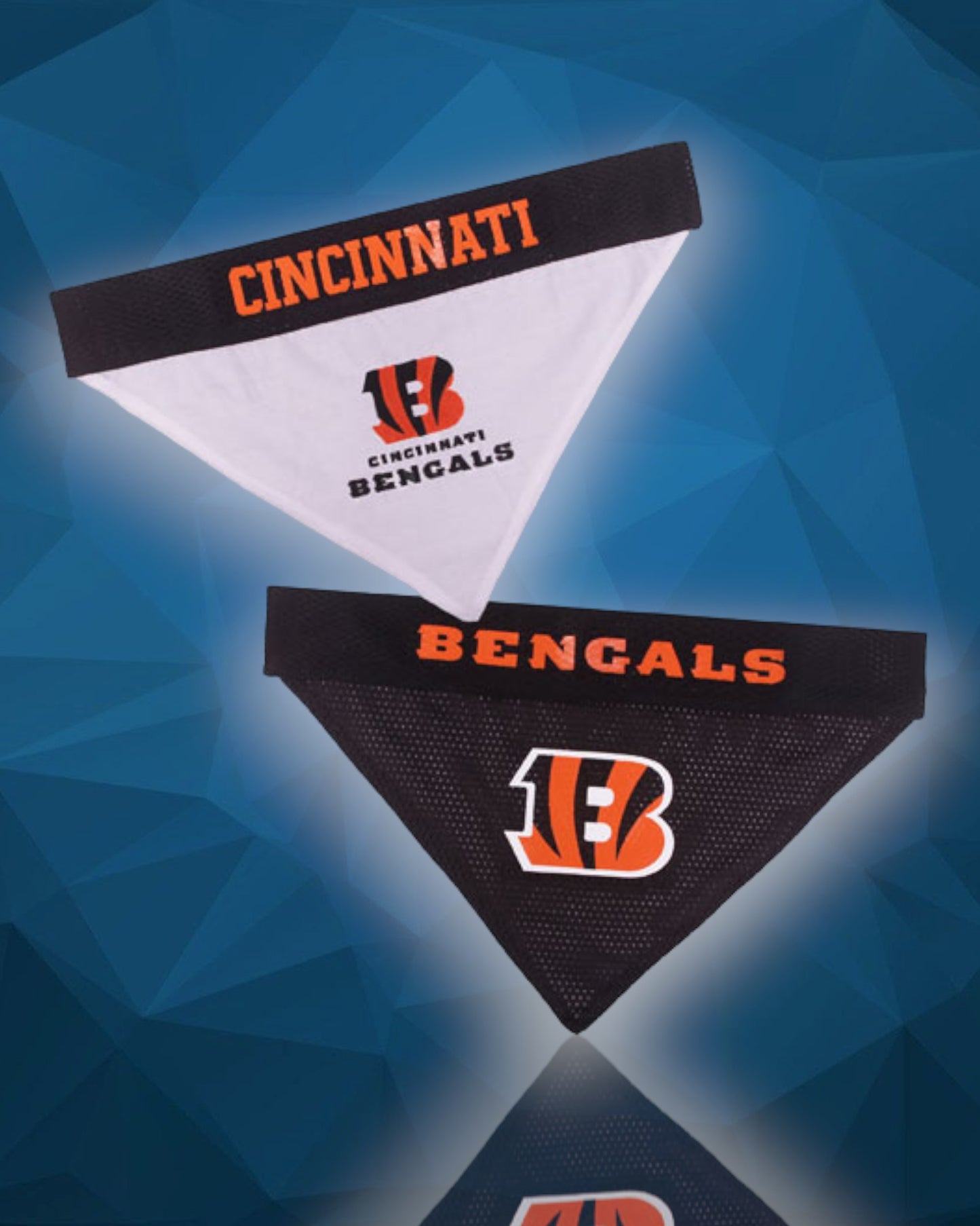 Cincinnati Bengals NFL Reversible Dog Bandana