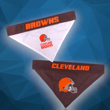 Cleveland Browns NFL Reversible Dog Bandana