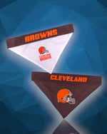 Cleveland Browns NFL Reversible Dog Bandana