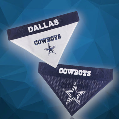 Dallas Cowboys NFL Reversible Dog Bandana