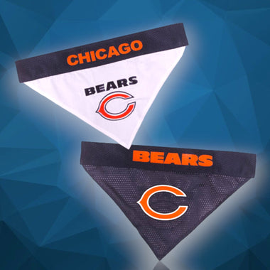 Chicago Bears NFL Reversible Dog Bandana