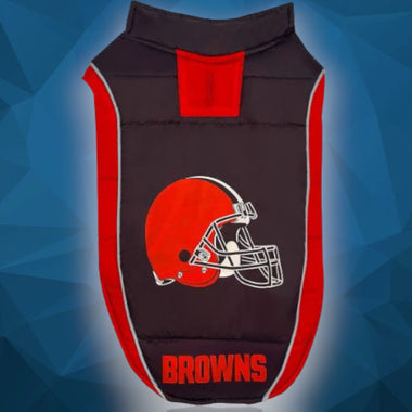 Cleveland Browns Puffer Dog Vest