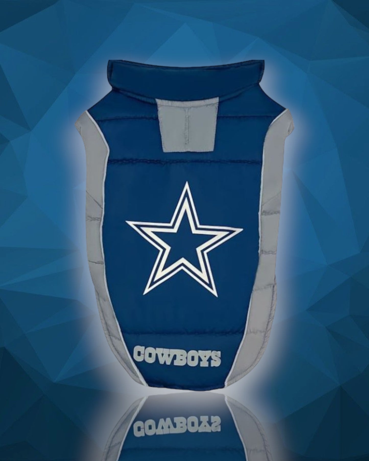 Dallas Cowboys Puffer Dog Vest