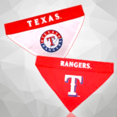 Texas Rangers Reversible Dog Bandana