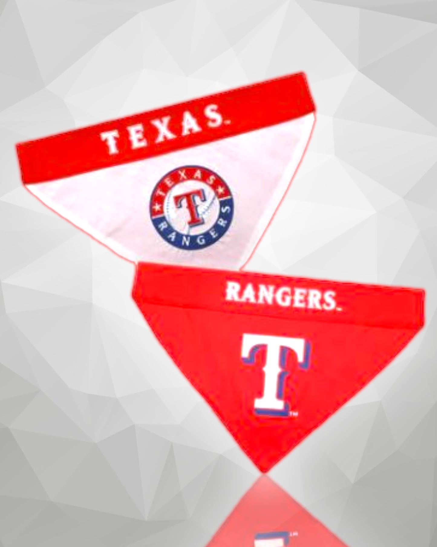 Texas Rangers Reversible Dog Bandana