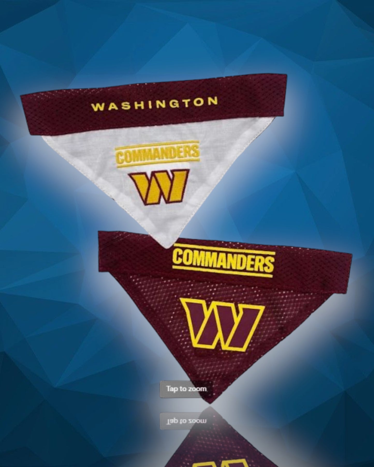 Washington Commanders Reversible Dog Bandana