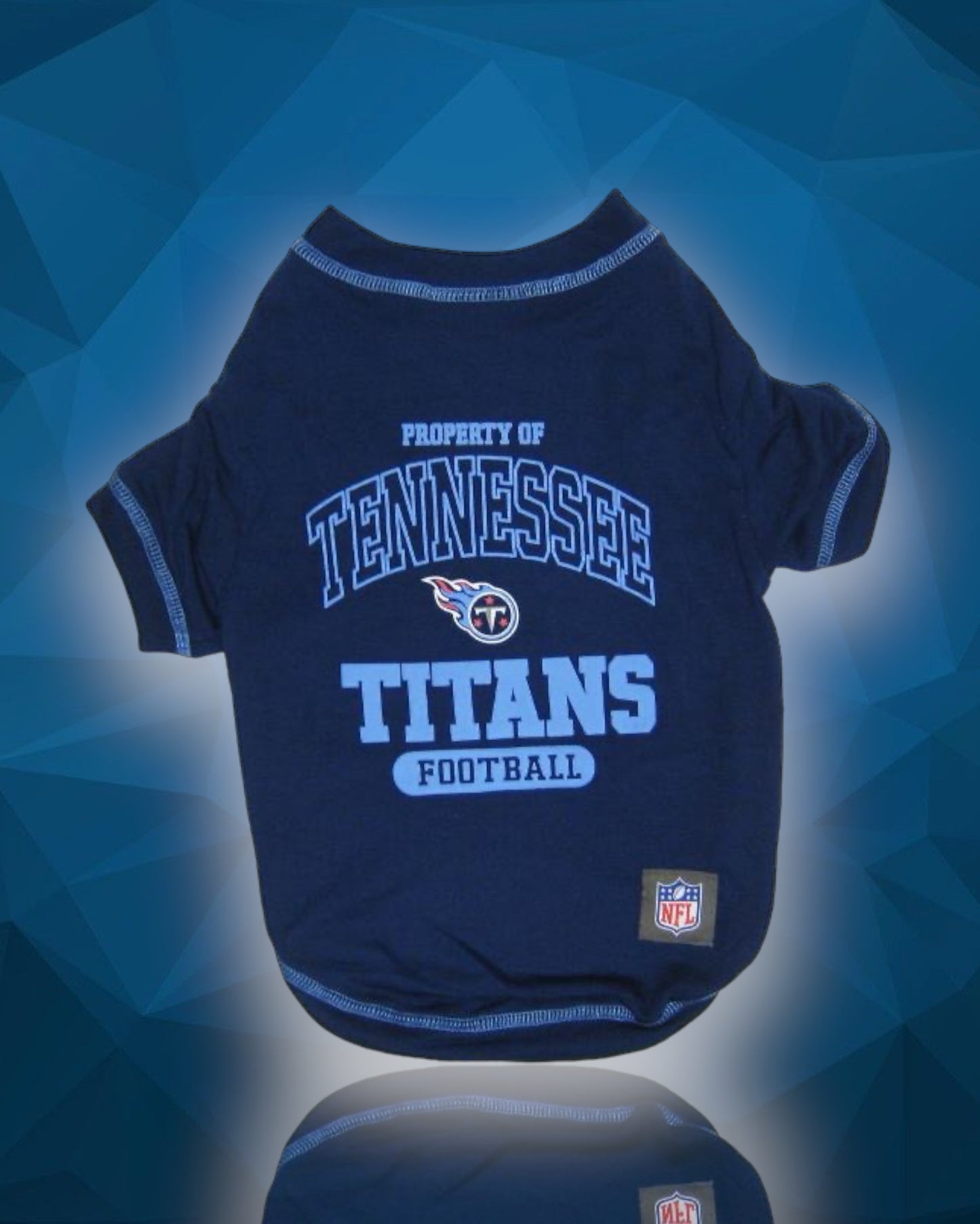 Tennessee Titans NFL Dog Tee Shirt