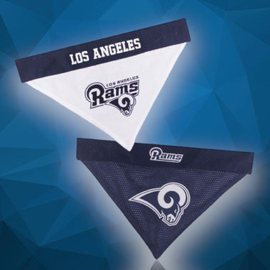 Los Angeles Rams NFL Reversible Dog Bandana