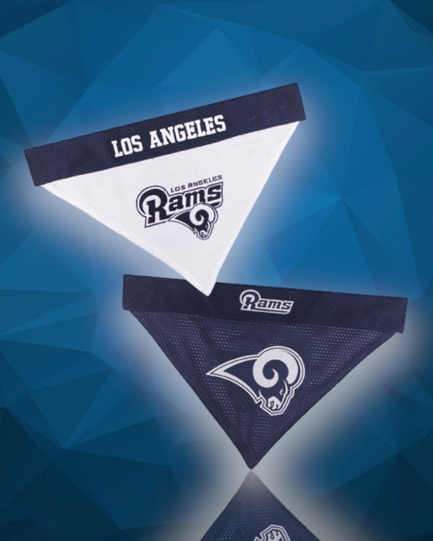 Los Angeles Rams NFL Reversible Dog Bandana