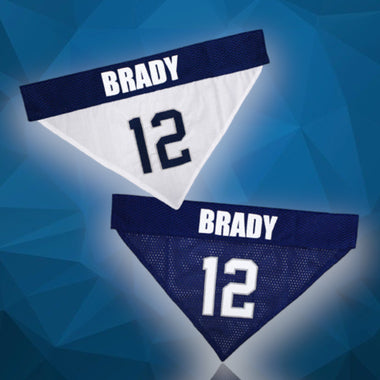 Tom Brady Reversible Dog Bandana