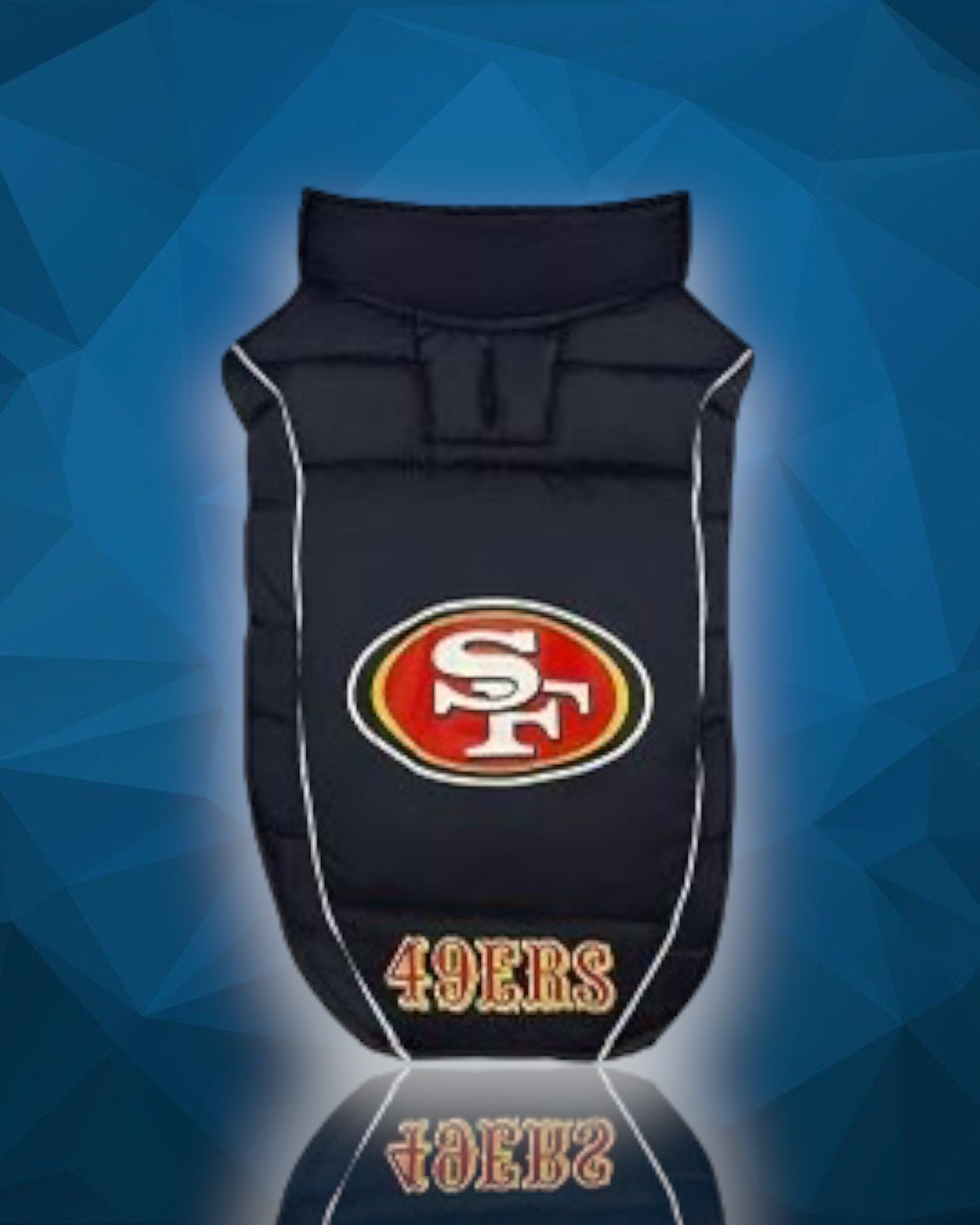 San Francisco 49ers Puffer Dog Vest