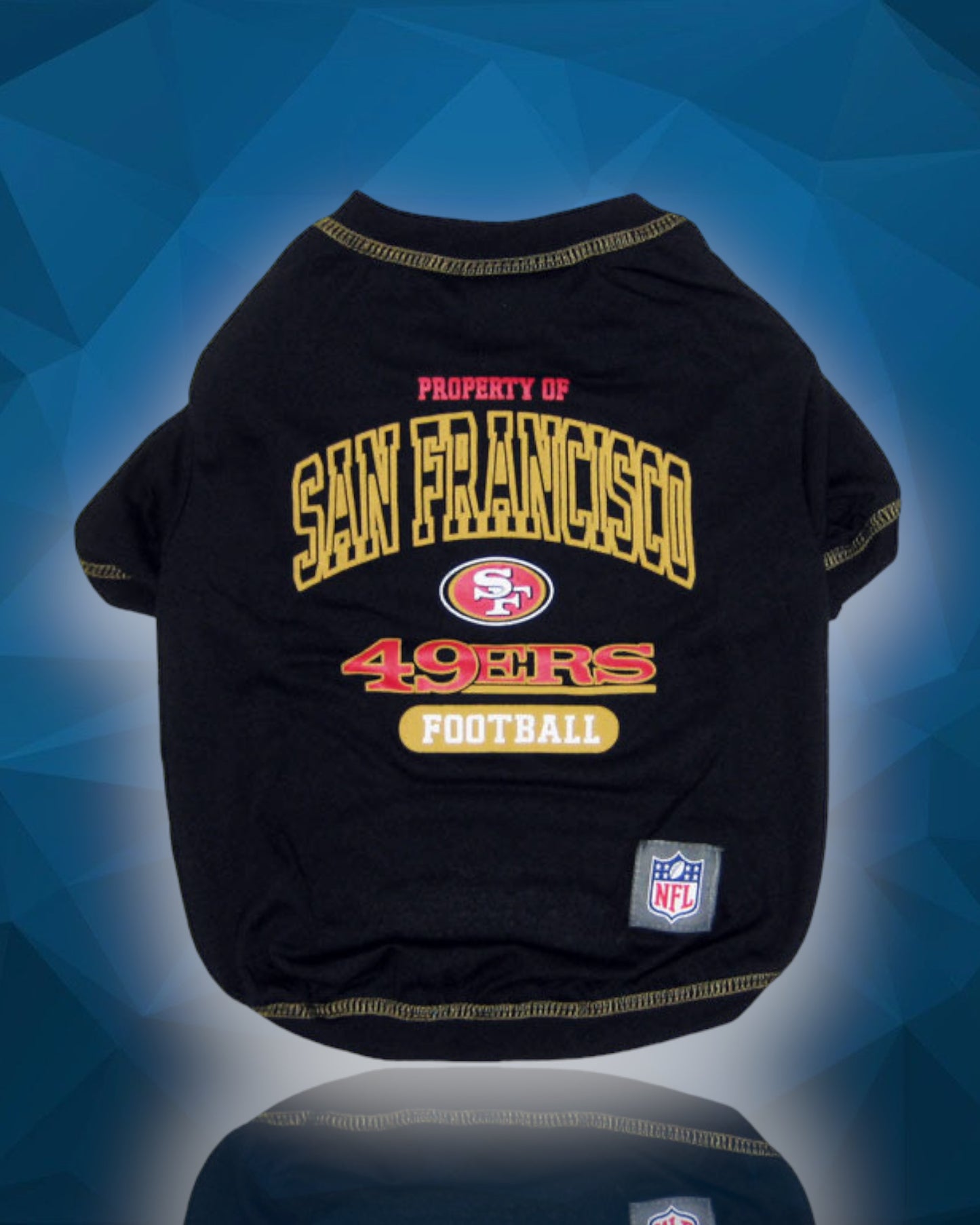 San Francisco 49ers NFL Dog Tee Shirt