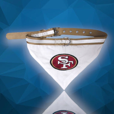 San Francisco 49ers NFL Dog Collar Bandana