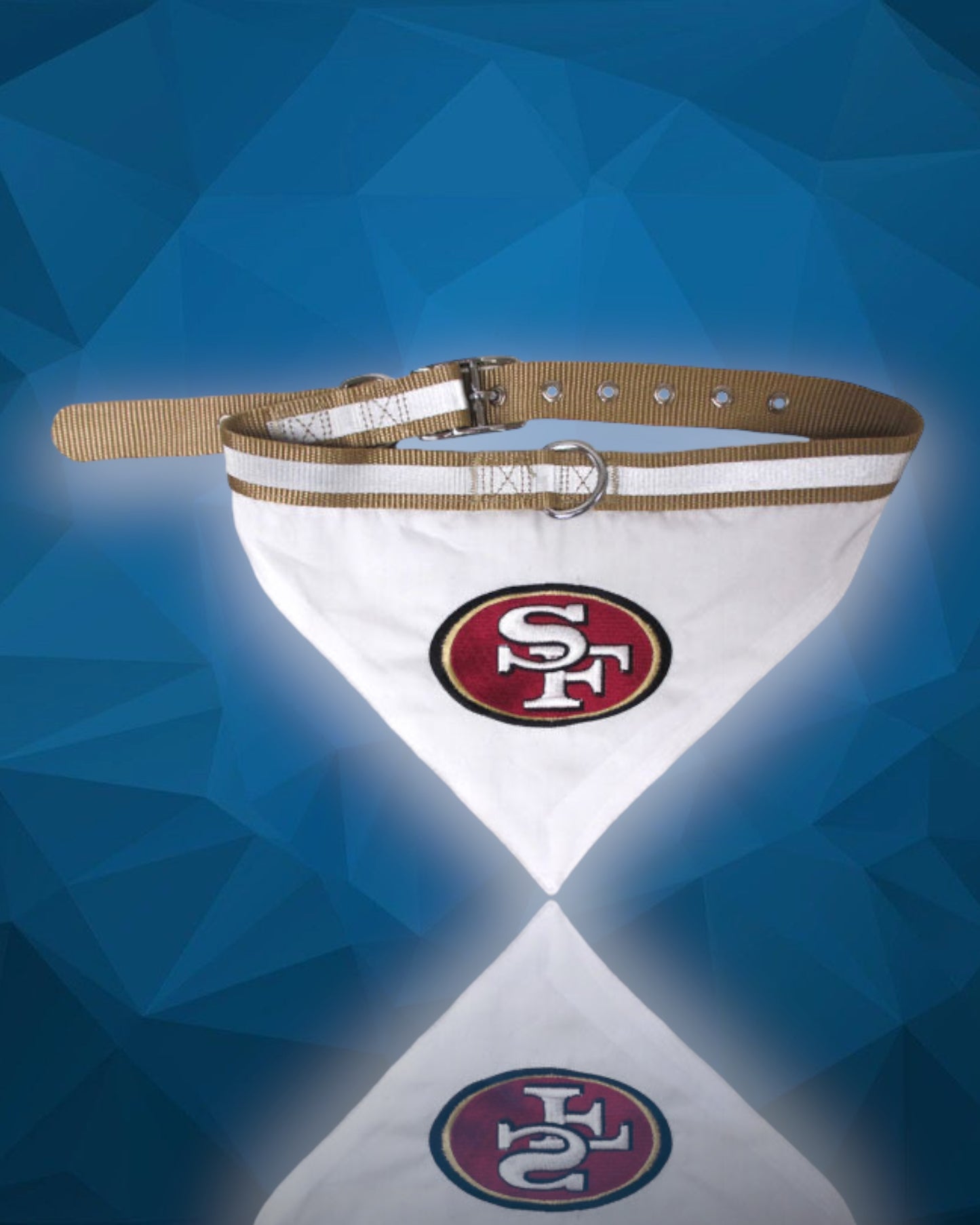 San Francisco 49ers NFL Dog Collar Bandana