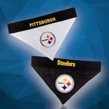 Pittsburgh Steelers NFL Reversible Dog Bandana