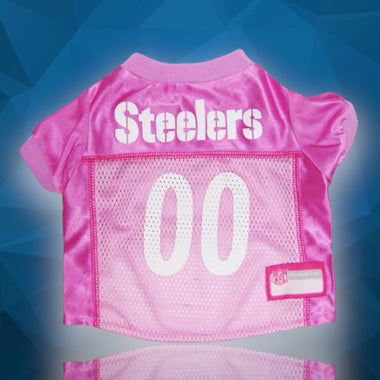 Pittsburgh Steelers PINK Dog Jersey