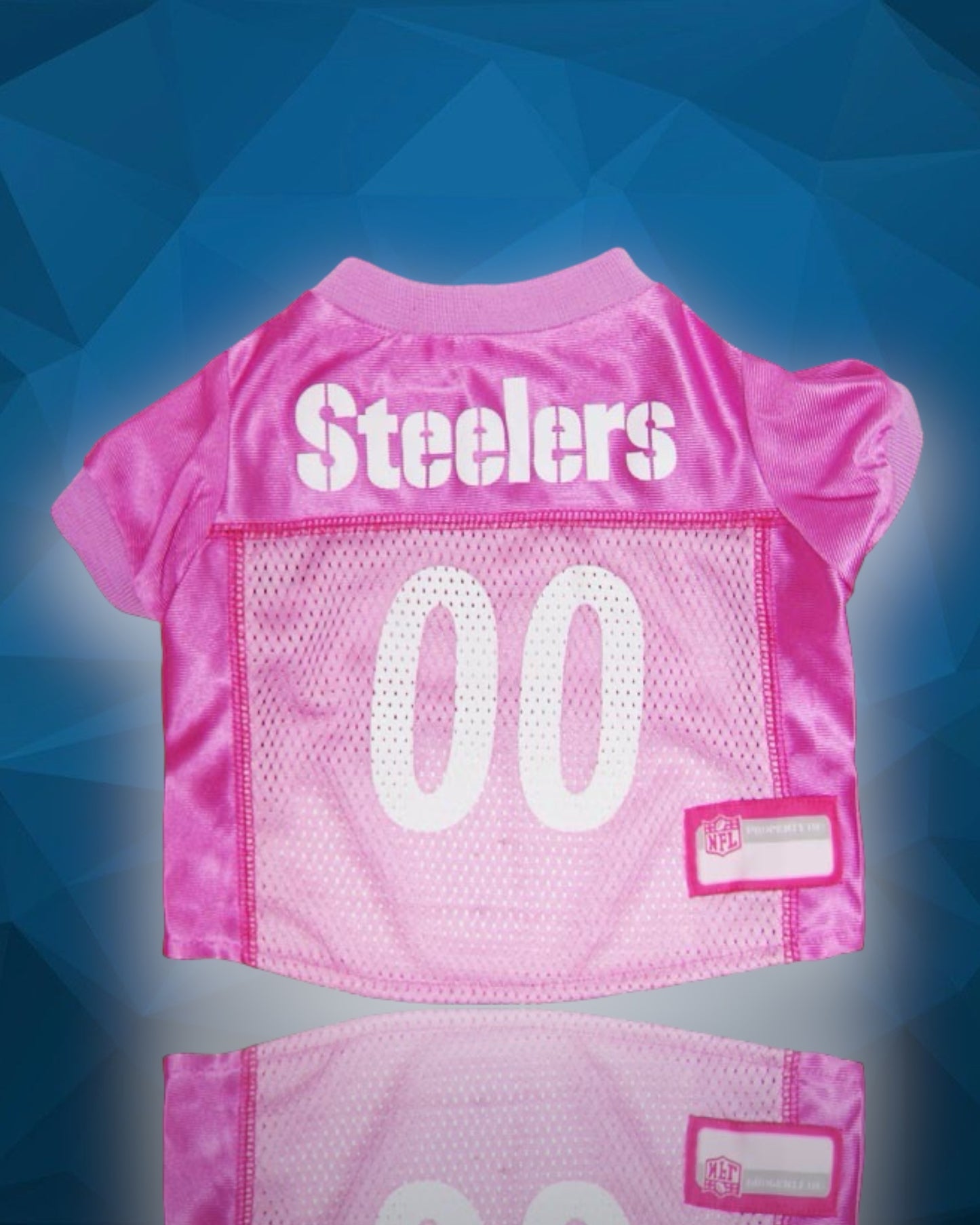 Pittsburgh Steelers PINK Dog Jersey