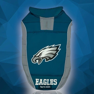 Philadelphia Eagles Puffer Dog Vest