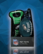 Philadelphia Eagles NFL Football and Field Dog Toy set