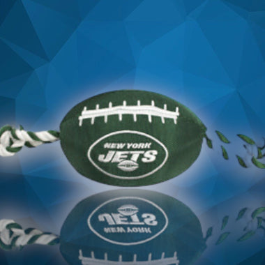 New York Jets NFL Dog Football Toy