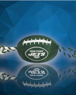 New York Jets NFL Dog Football Toy