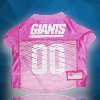 New York Giants PINK Dog Jersey