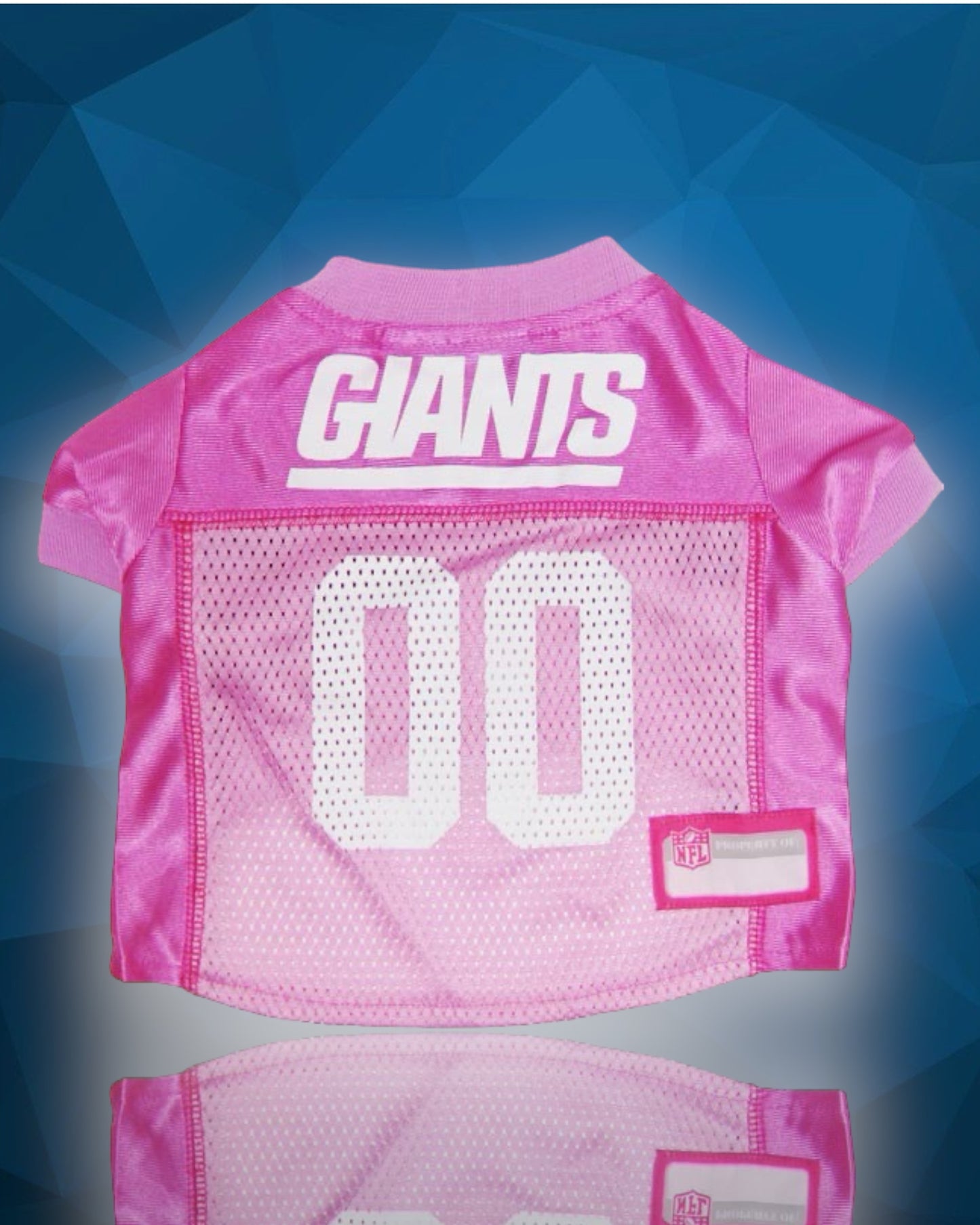 New York Giants PINK Dog Jersey