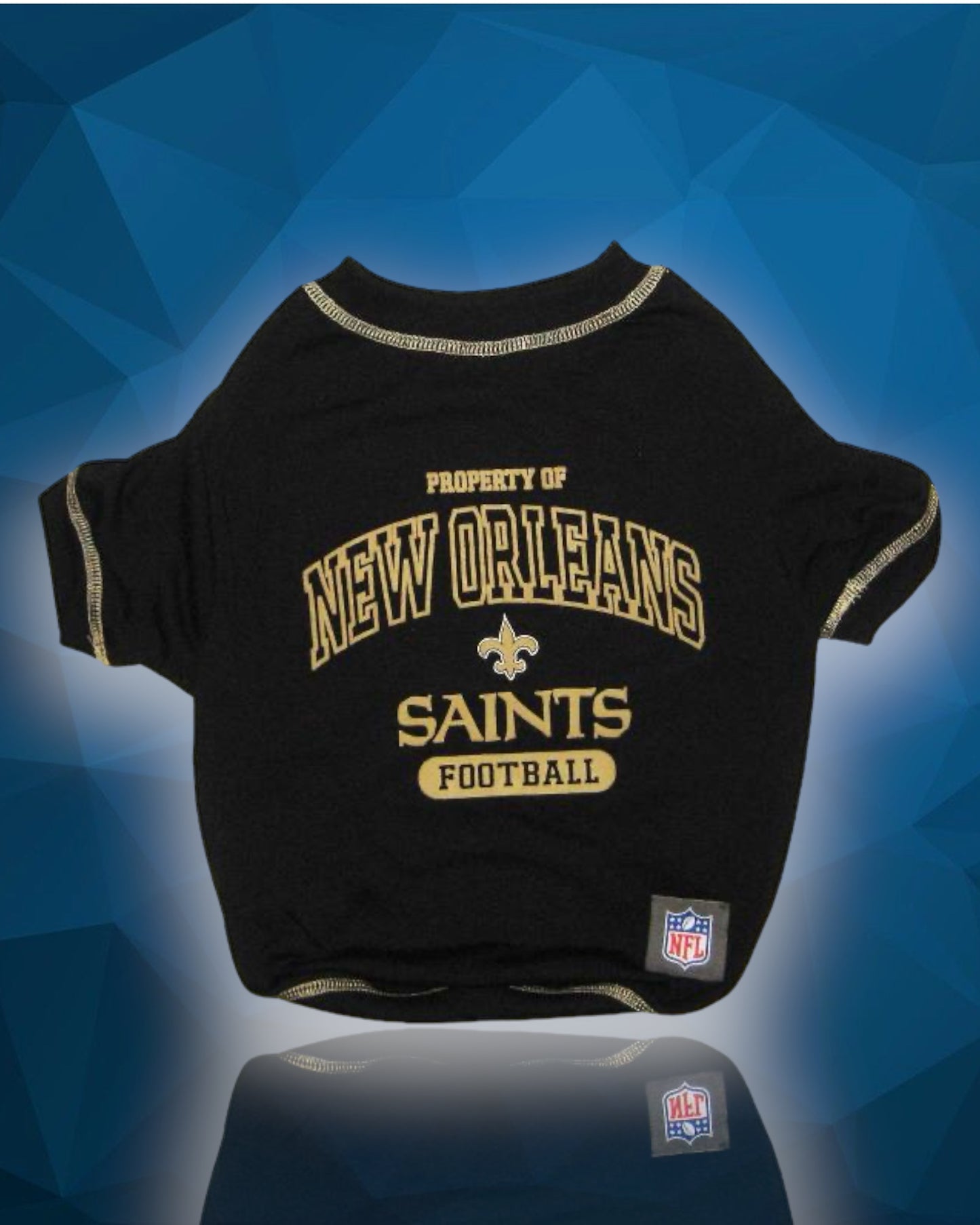 New Orleans Saints NFL Dog Tee Shirt