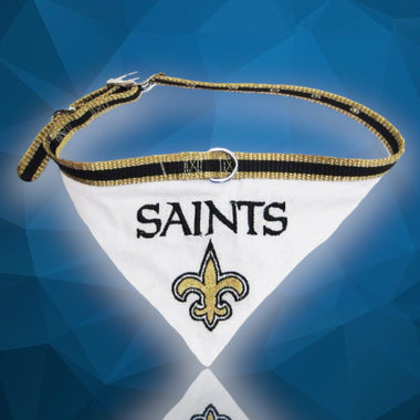 New Orleans Saints NFL Dog Collar Bandana