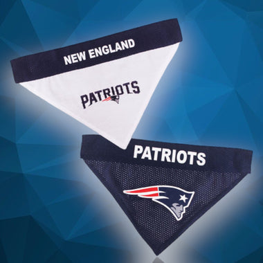 New England Patriots NFL Reversible Dog Bandana