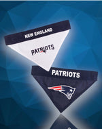 New England Patriots NFL Reversible Dog Bandana