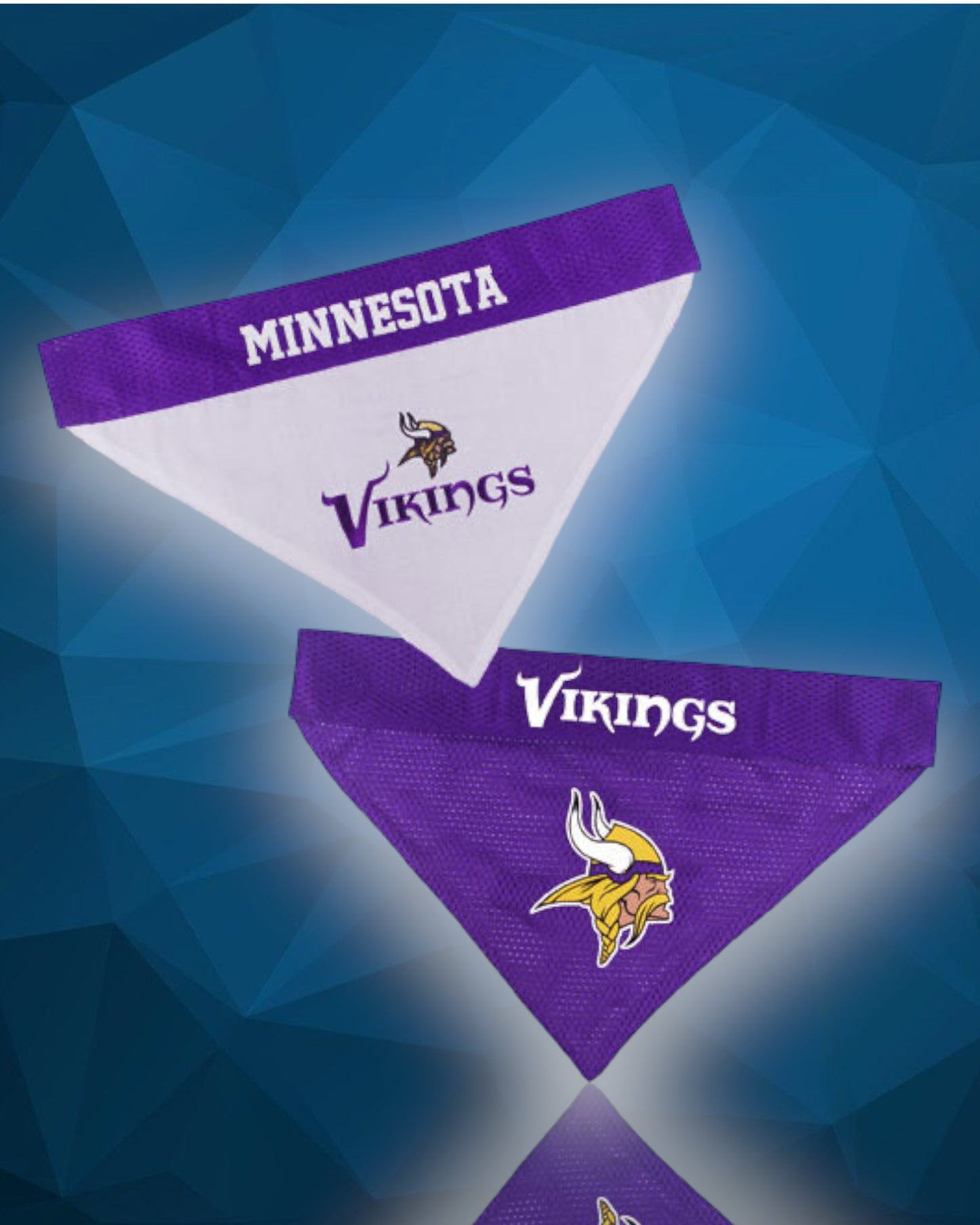 Minnesota Vikings NFL Reversible Dog Bandana