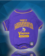 Minnesota Vikings NFL Dog Tee Shirt