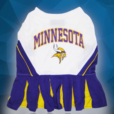 Minnesota Vikings Cheerleader Dog Dress