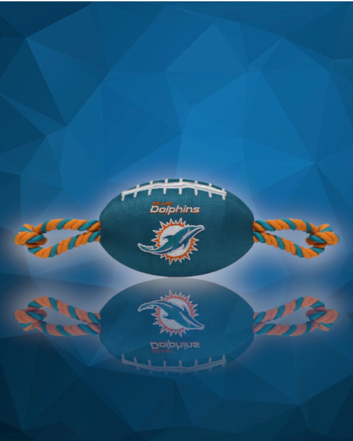 Miami Dolphins NFL Dog Football Toy