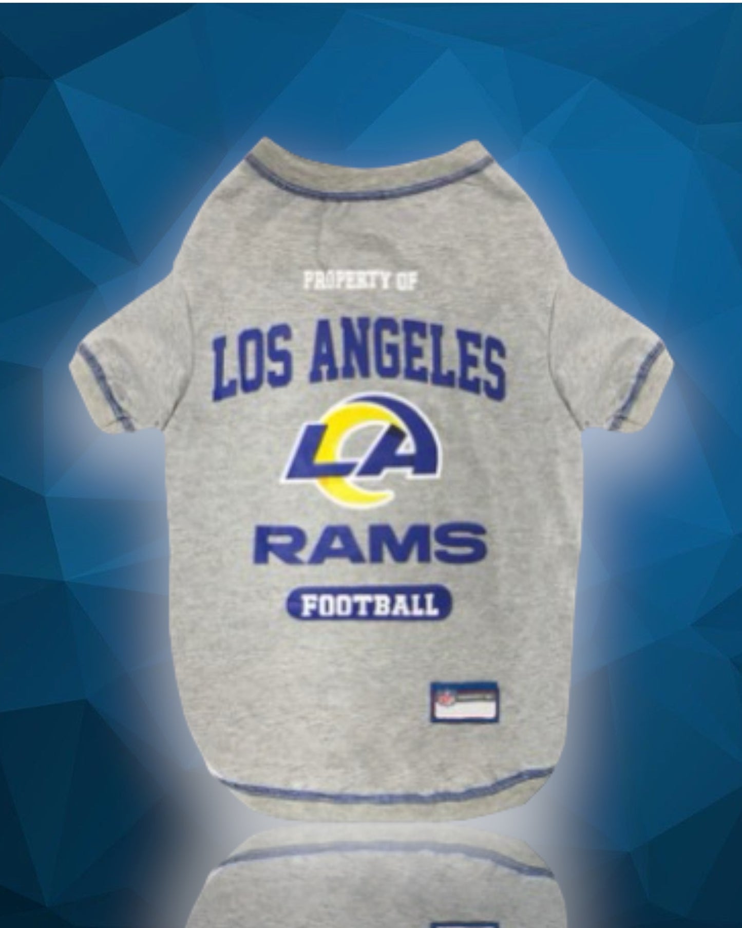 Los Angeles Rams NFL Dog Tee Shirt