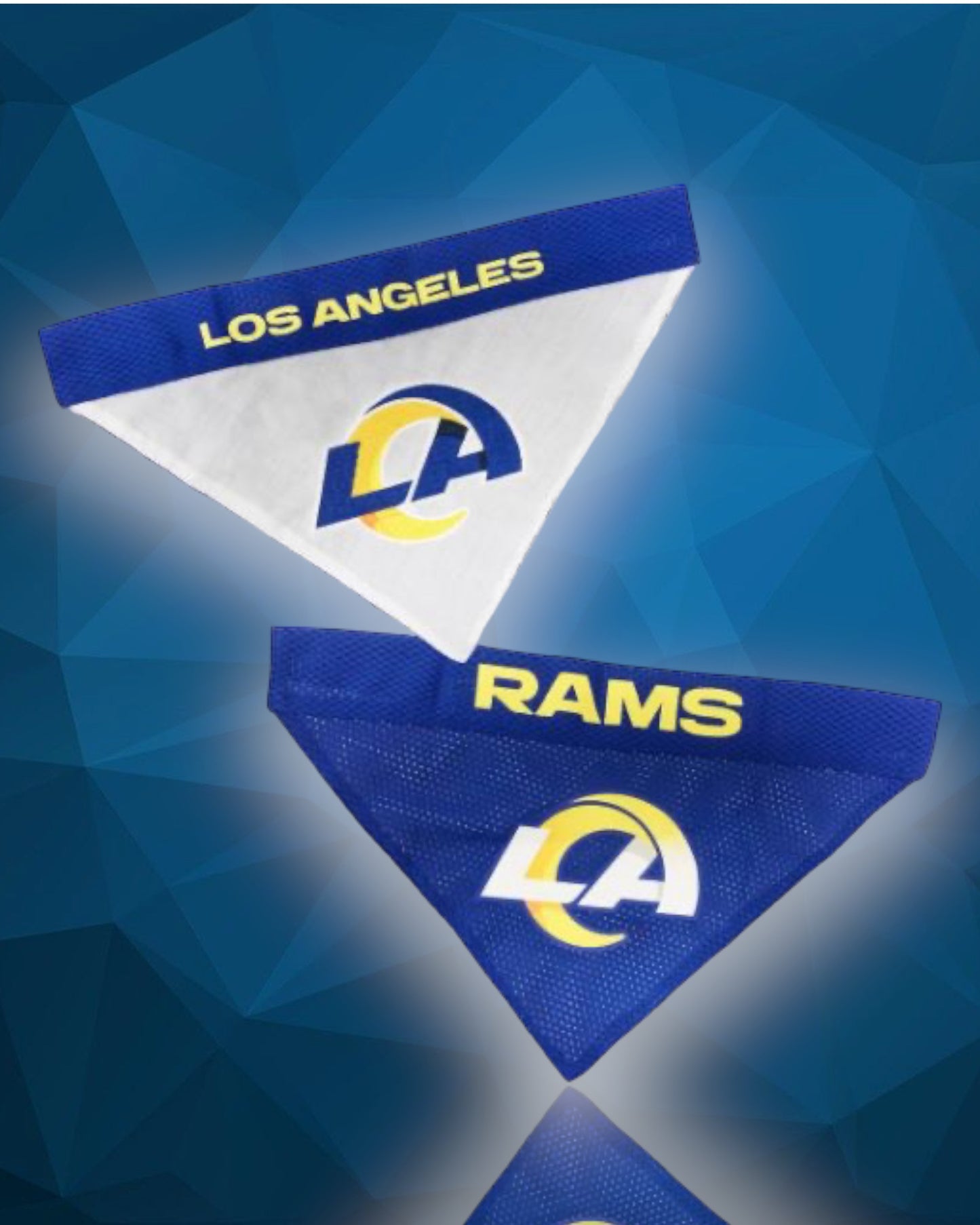 Los Angeles Rams Reversible Dog Bandana