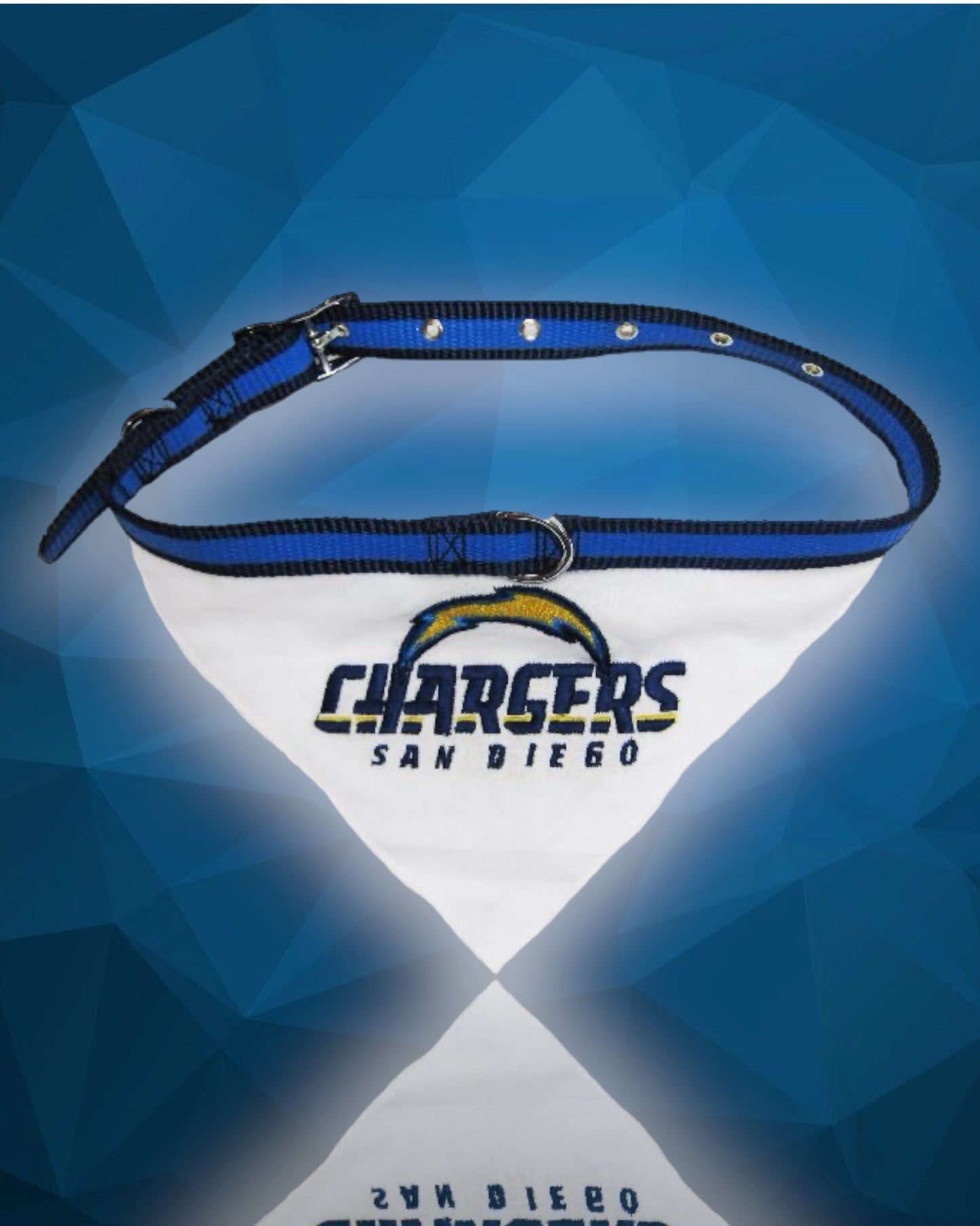 Los Angeles Chargers NFL Dog Collar Bandana