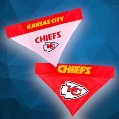 Kansas City Chiefs NFL Reversible Dog Bandana