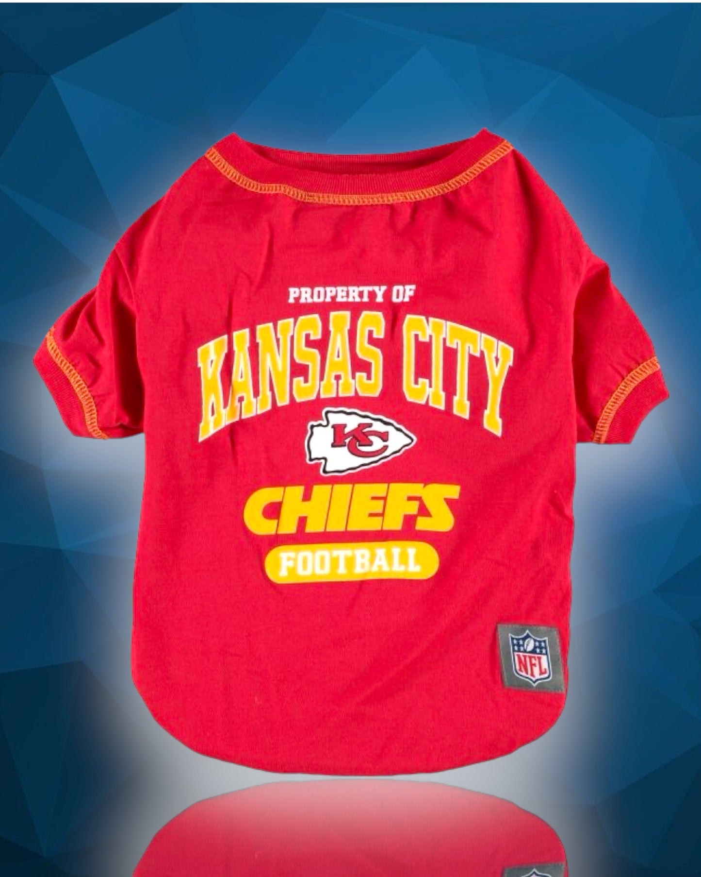 Kansas City Chiefs NFL Dog Tee Shirt