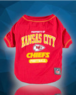 Kansas City Chiefs NFL Dog Tee Shirt