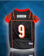 Joe Burrow Cincinnati Bengals Dog Jersey