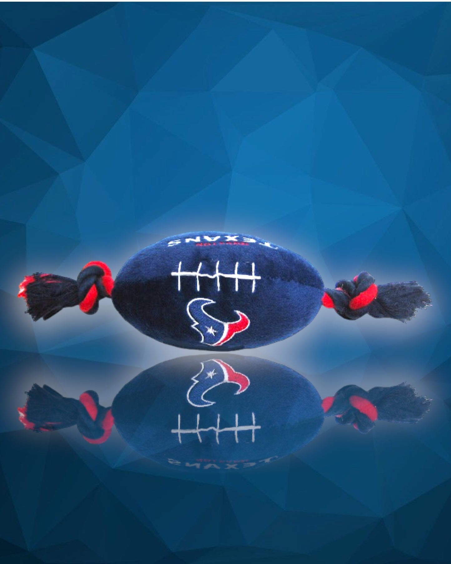 Houston Texans NFL Fuzzy Football Dog Toy