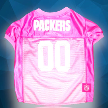 Green Bay Packers PINK Dog Jersey