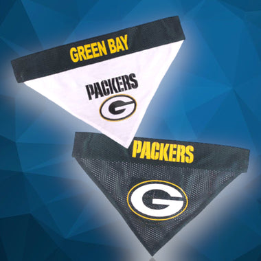 Green Bay Packers NFL Reversible Dog Bandana