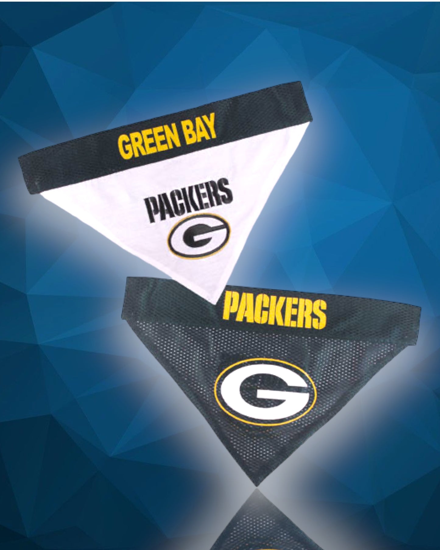 Green Bay Packers NFL Reversible Dog Bandana