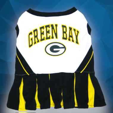 Green Bay Packers Cheerleader Dog Dress